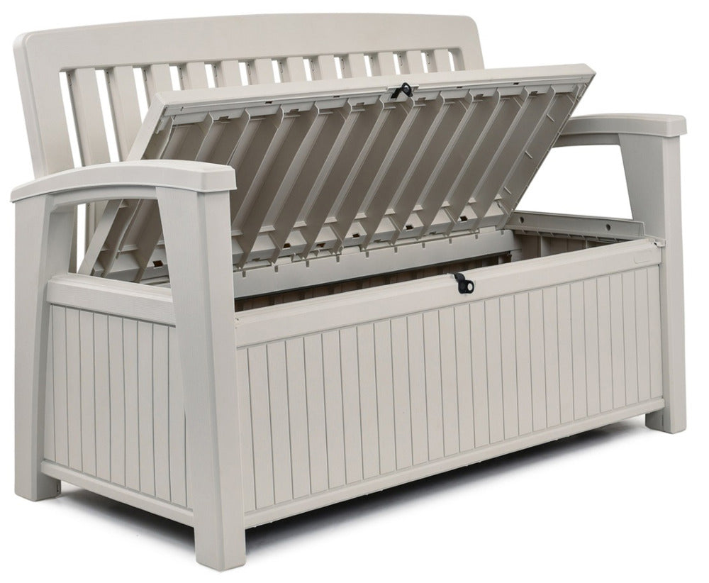 Keter Patio 227L Storage Bench White Keter Australia