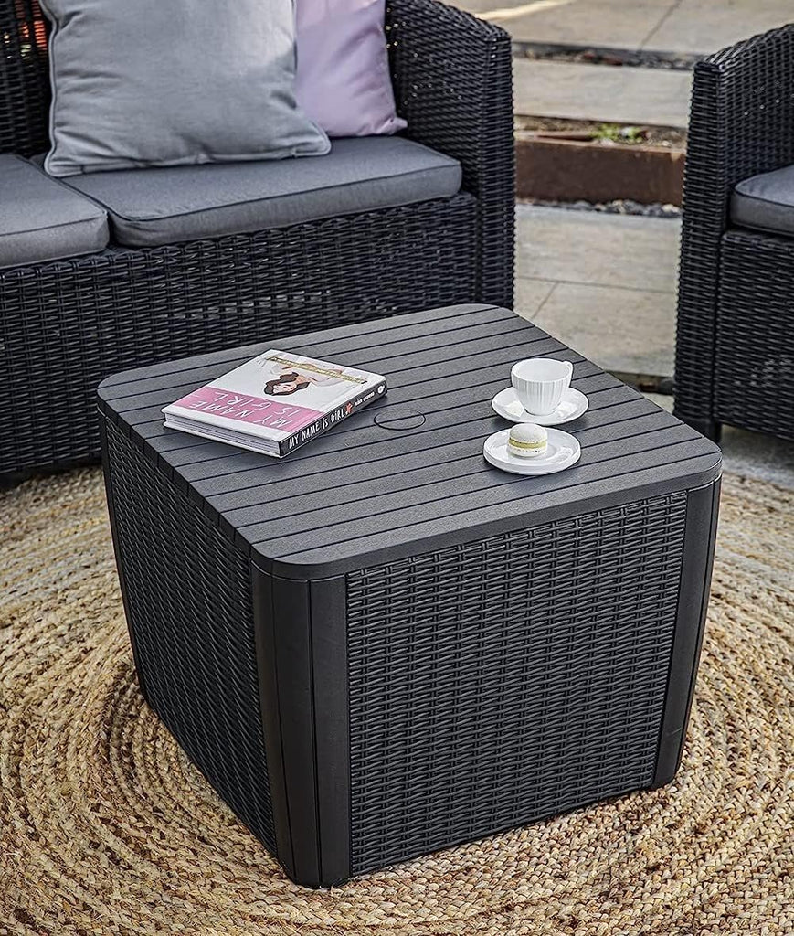 Keter Luzon Plus 101L Outdoor Storage Table / Seat Keter Australia