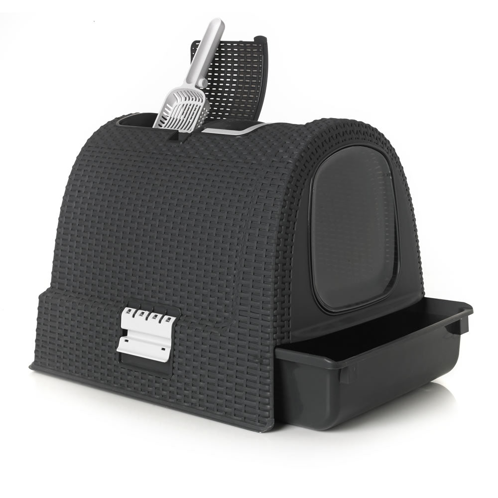 Curver Rattan Style Cat Litter Box Keter Australia