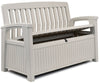 PRE ORDER: AVAILABLE JULY - Keter Patio 227L Storage Bench - White