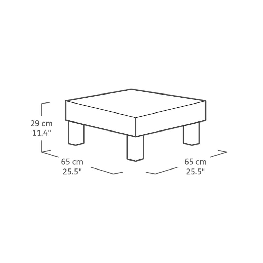 Keter Elements Cofee Table - Black – Keter Australia