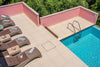 PRE ORDER: AVAILABLE JULY - Keter Atlantic Sun Lounger - Brown- 4 Pack