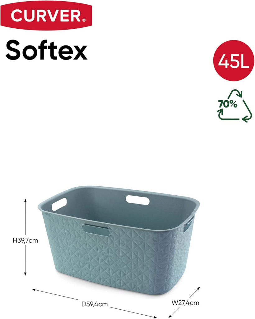 Curver Softex Laundry Basket (45L) - Teal – Keter Australia