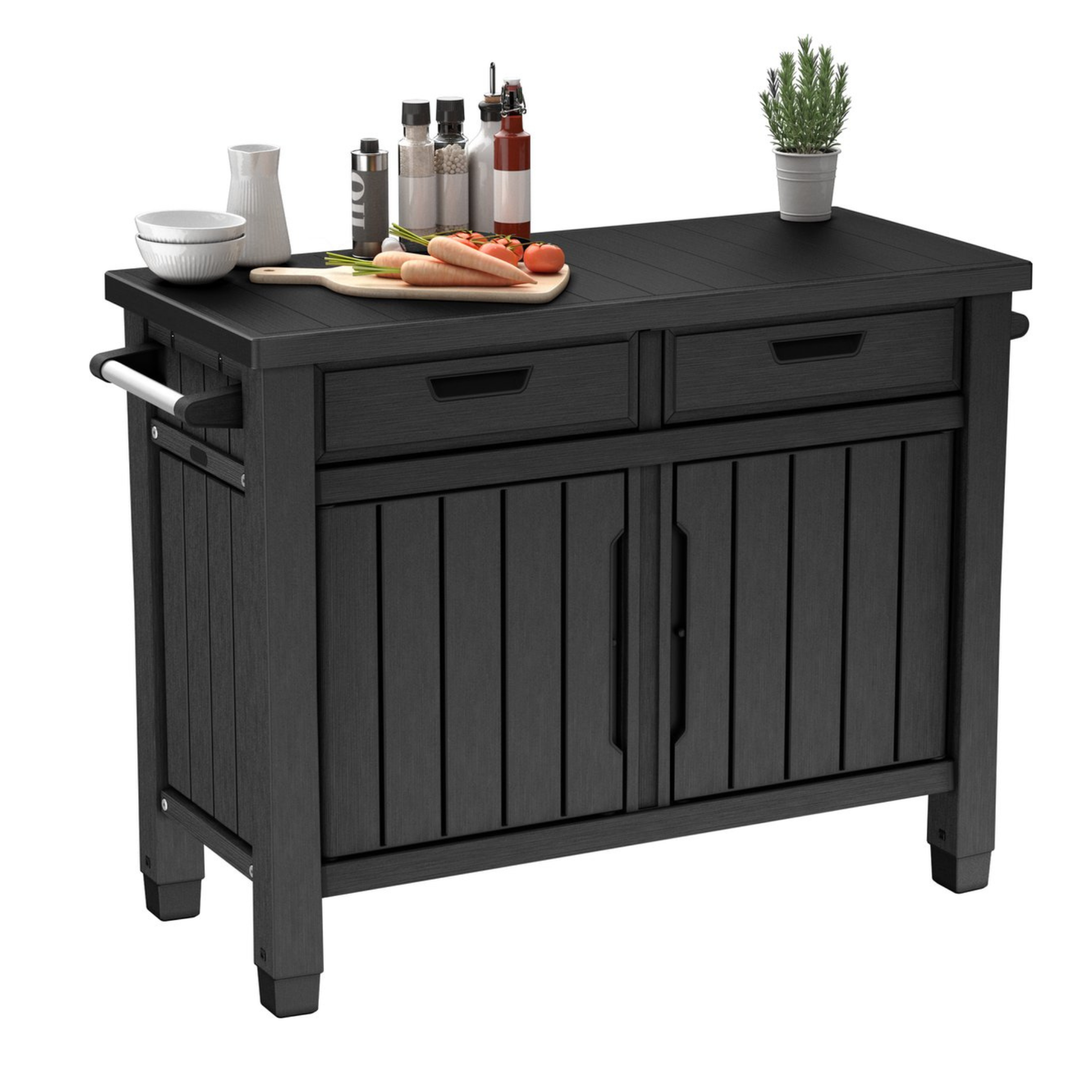 Keter Unity XL Drawers Outdoor Buffet Cabinet