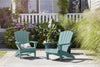 PRE ORDER: AVAILABLE JULY - Keter Alpine Adirondack Chair - Turquoise 2 PACK
