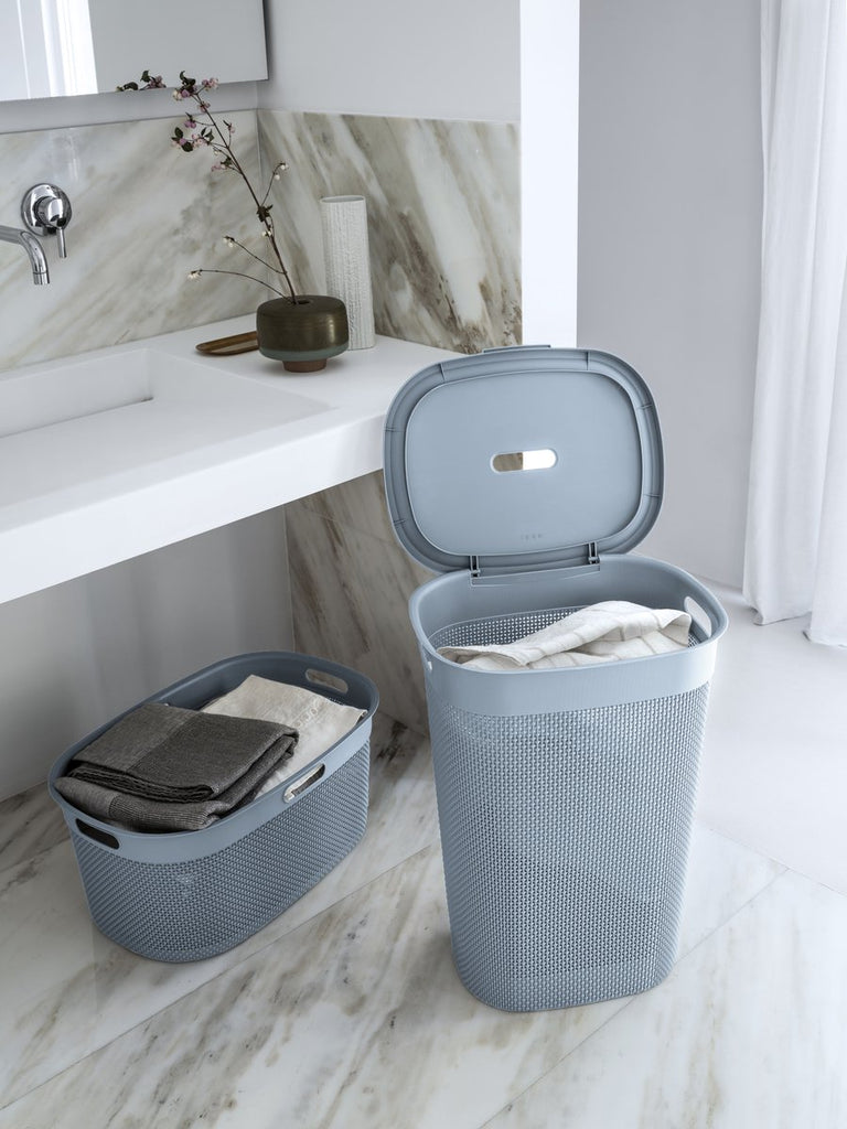 KIS Filo Laundry Basket (45L) - Light Blue – Keter Australia