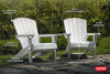 Keter Alpine Adirondack Chair - White 2 PACK
