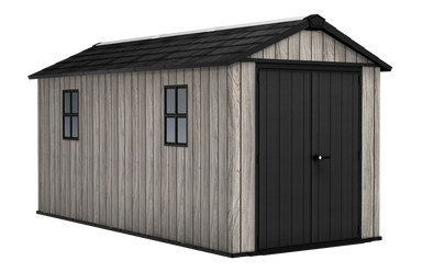Keter Apex Shed 7.5x15 - Stormgrey Look (2.3 x 4.6m)