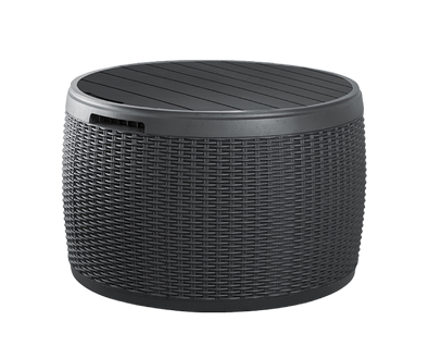 Keter Circa Rattan 140L Storage Box - Grey