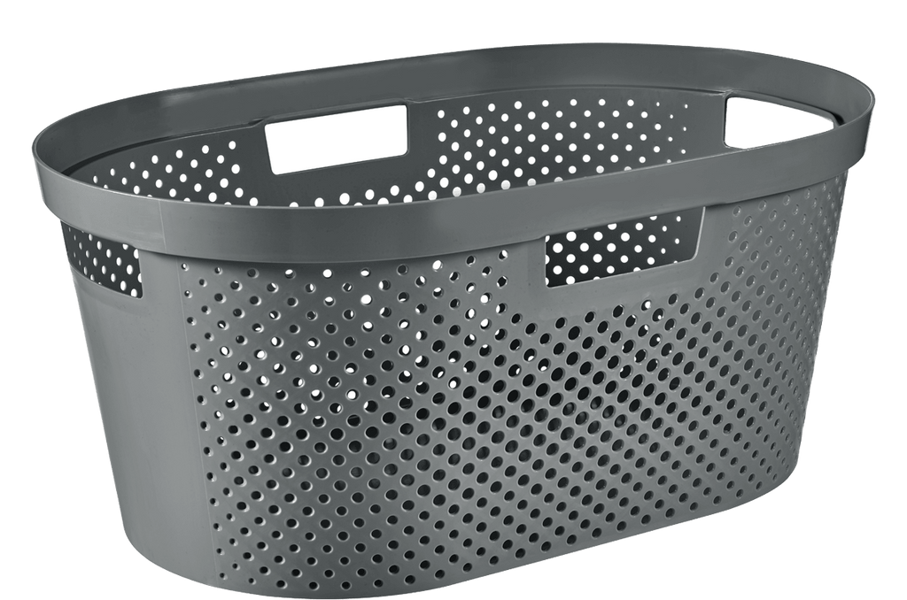 Curver Infinity Laundry Basket (40L) - Dark Grey – Keter Australia