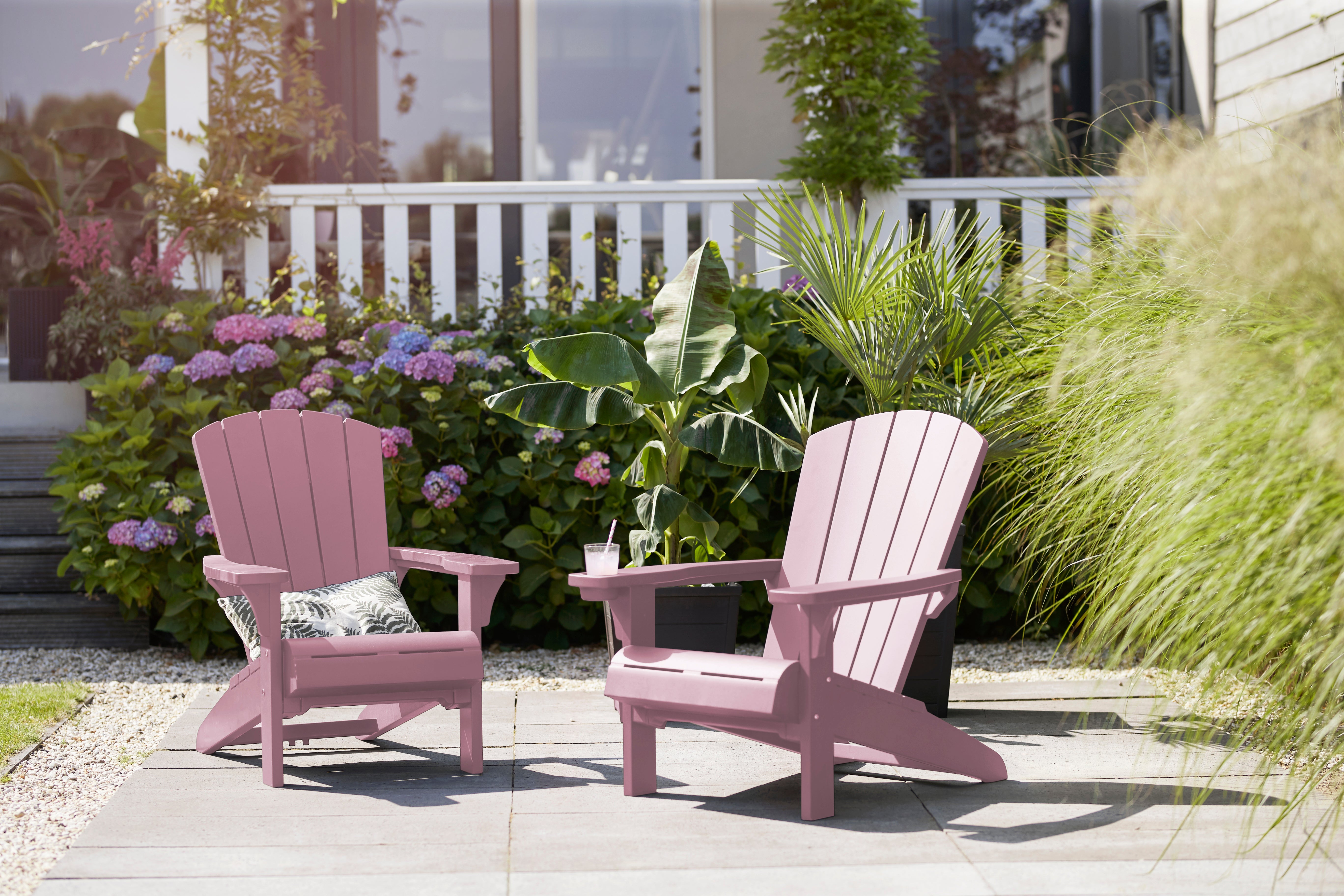 Rosecliff Heights Adirondack Chairs Pink Plastic Adirondack Chairs