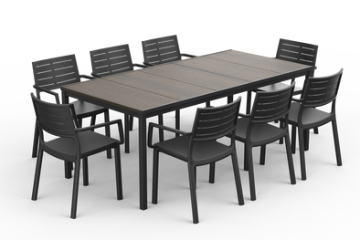 Keter Signature Porto 200 Metaline Dining Set