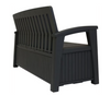 PRE ORDER: AVAILABLE JULY - Keter Patio 227L Storage Bench- Grpahite