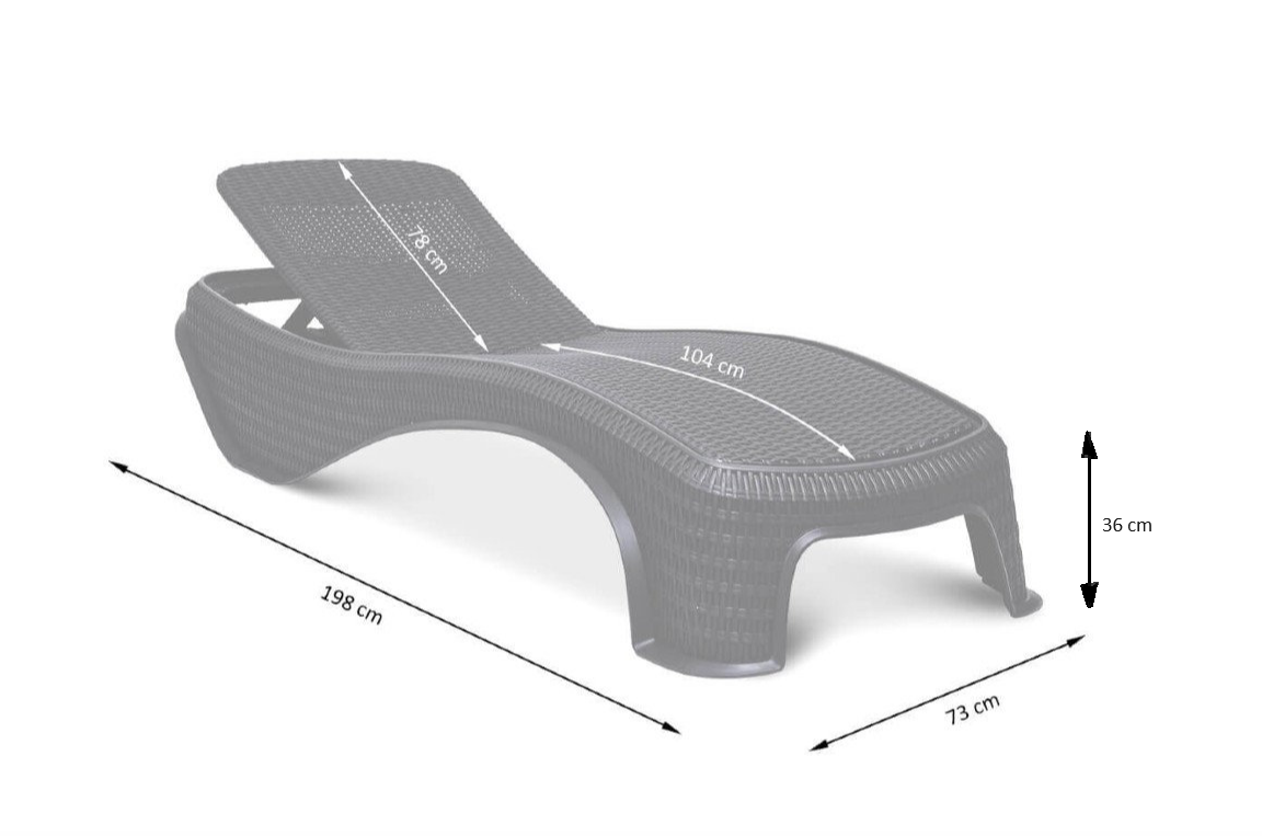 Keter Atlantic Sun Lounger Graphite Pack – Keter Australia