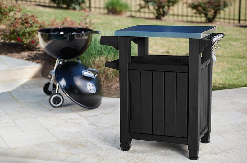 Keter Unity Classic Outdoor BBQ Prep Bench and Storage Unit – Keter ...
