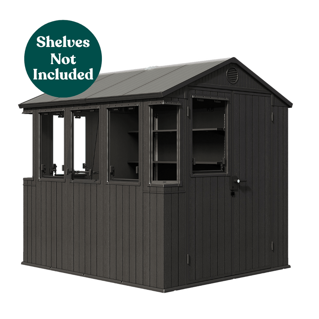 Keter Potting 6x8 Shed - Dark Grey (1.9 x 2.4m) – Keter Australia