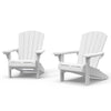 PRE ORDER: AVAILABLE MAY - Keter Alpine Adirondack Chair - White 2 PACK