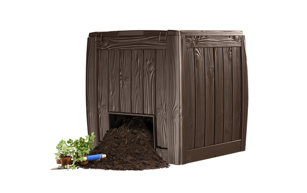 Keter DECO Wood Look 330L Composter - Brown – Keter Australia