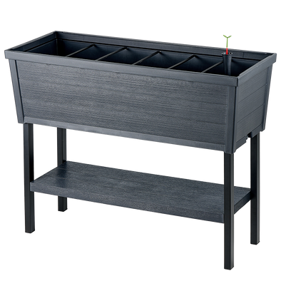 Keter Alfresco Garden Bed - Black