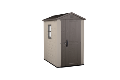 PRE ORDER: MAR. - Keter Factor 4 x 6 Garden Shed (1.3 x 1.9m)