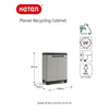 PRE ORDER: AVAILABLE  JUNE - Keter Split Recycling System