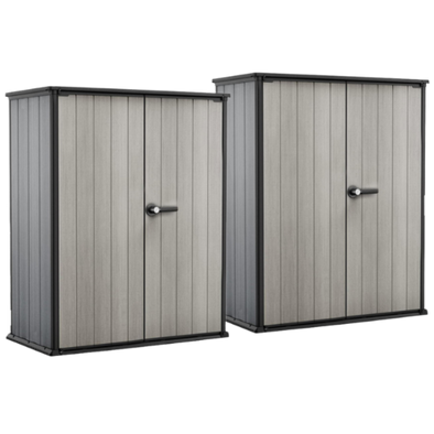 Keter High Store Plus Shed - 2 Pack