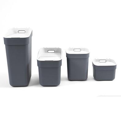 Ready to Collect Waste Seperation 4 Pack - Dark Grey
