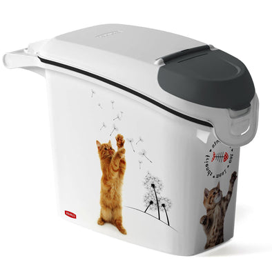 Curver 15L/6Kg Pet Food Storage Container - Cat Design