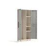 Linear Wood Multipurpose Outdoor Cabinet
