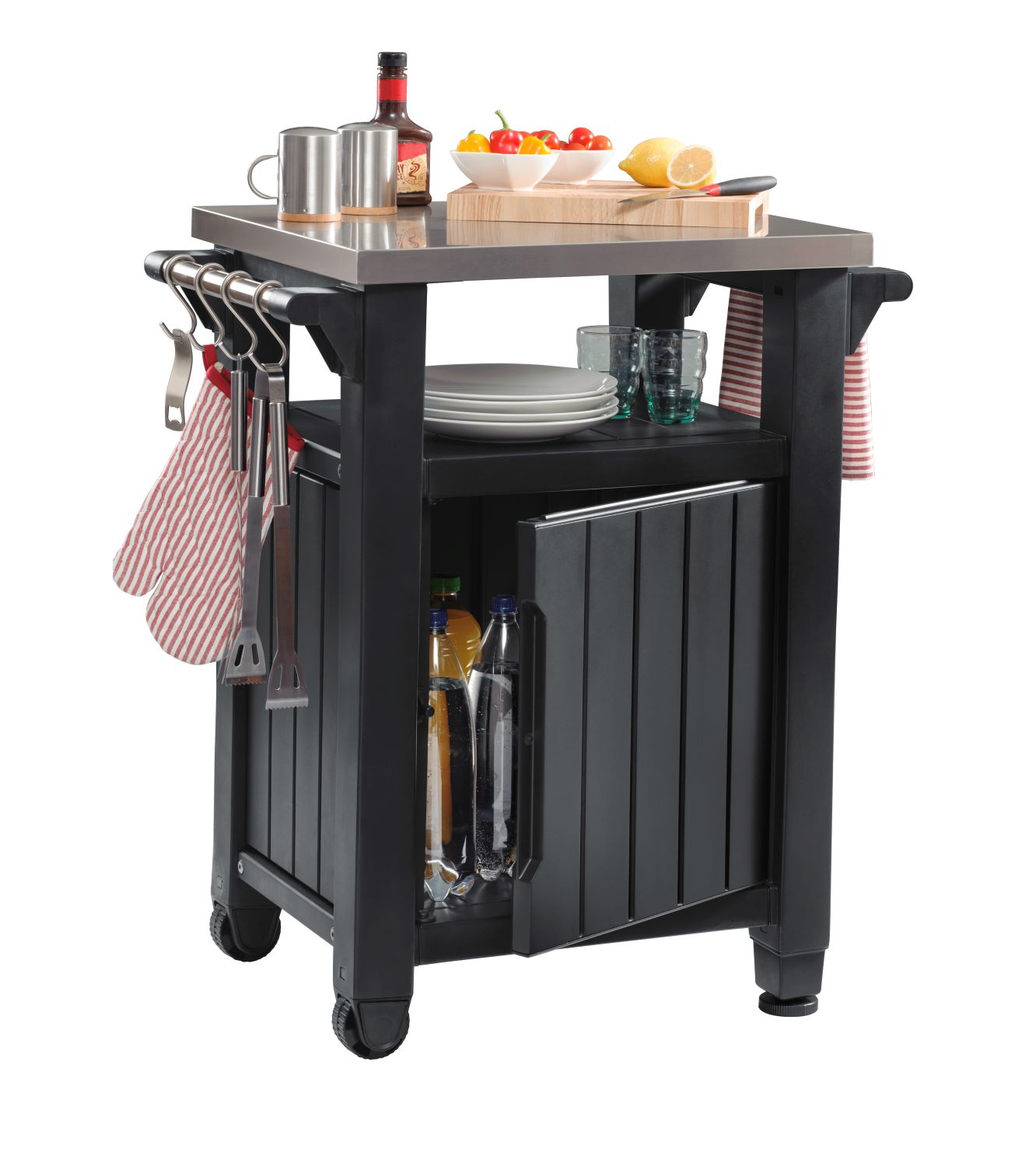 Keter Unity Classic Outdoor BBQ Prep Bench and Storage Unit – Keter ...